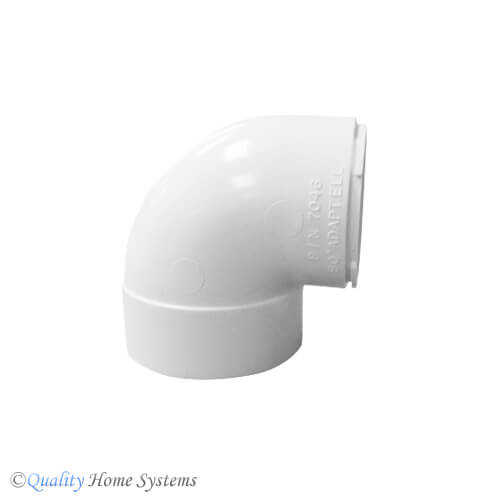 Vacuflo 7046W Short Adapter Elbow