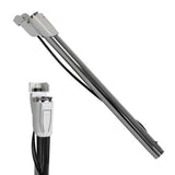 36291 Upper Wand with Flush Cord Management Gray