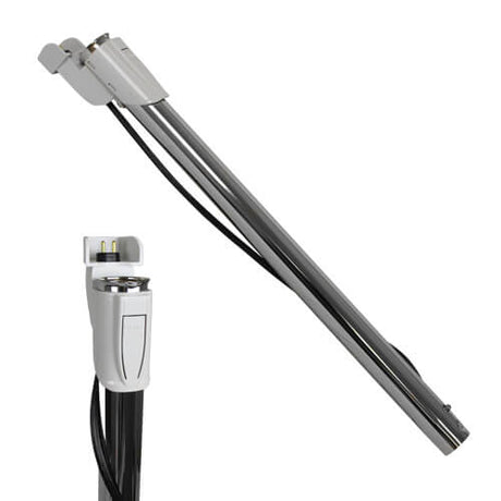 36291 Upper Wand with Flush Cord Management Gray