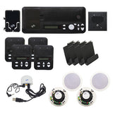 IntraSonic I2000MC4PACB Basic Pack Black W-Bluetooth Receiver