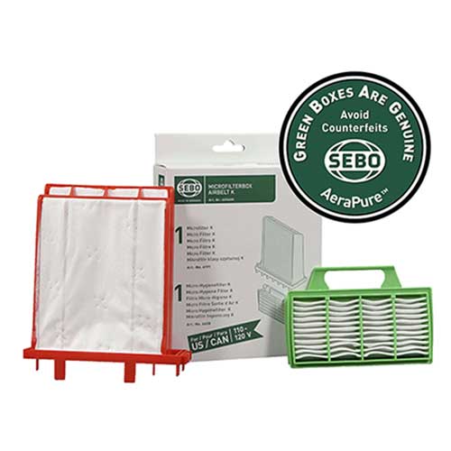 Sebo 6696AM Filter Set - K Series