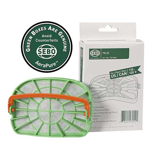 Sebo 7012AM Motor Protection Filter for FELIX