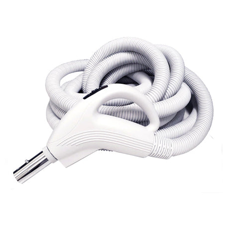 Valuflex Central Vacuum Electric Hose Flush 30 Ft Pigtail Gray