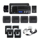 IntraSonic RETRO-MV4PACB 4-Room Black Vertical Intercom Kit W-Bluetooth