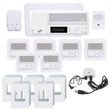 IntraSonic RETRO-MVPAC 5-Room Vertical Intercom Kit White With Bluetooth