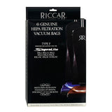 Riccar RFH-6 Hepa Bags For R10E And RSL Series Type F 6-Pk