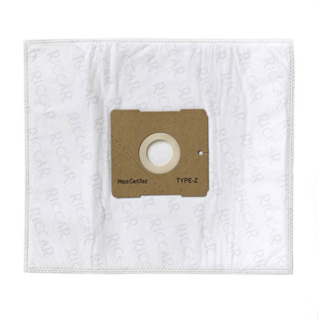 Riccar RZH-6 Hepa Bags Pizzazz Moonlight Sunburst Type Z 6-Pk