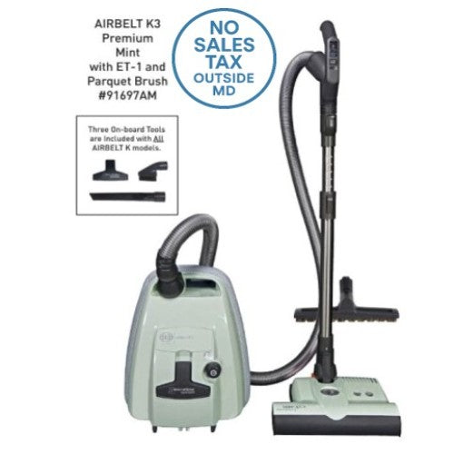 Sebo 90687AM Airbelt K3 Canister Vacuum with ET-1 Powerhead